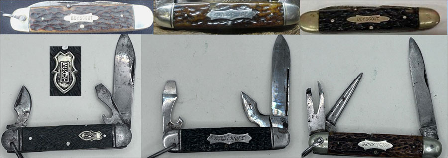 samples of early boy scout knives