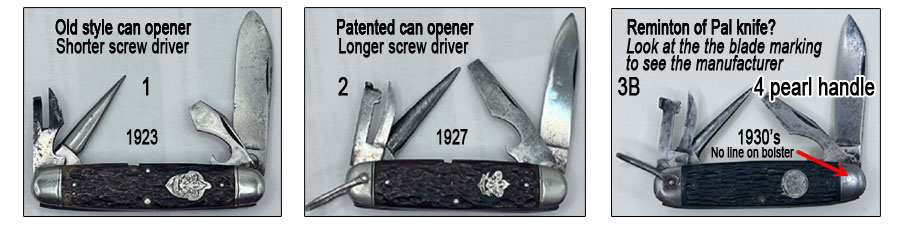 identification of remington scout knives