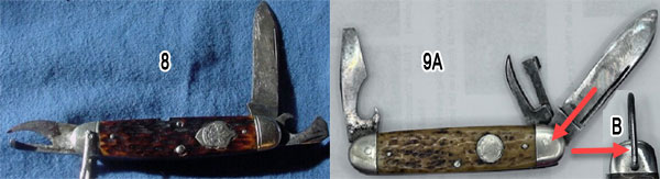 type 8 and 9 reminton folding knives